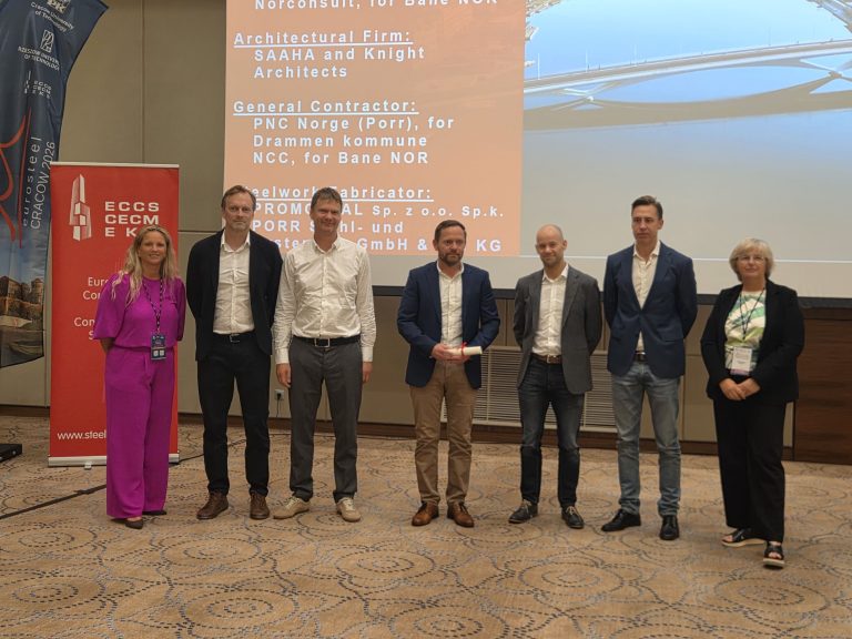 Drammen City Bridge has won the Norwegian National Award at the European Steel Design Awards 2026